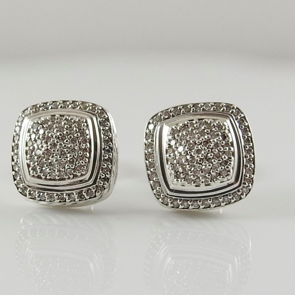 David Yurman pace diamond earrings